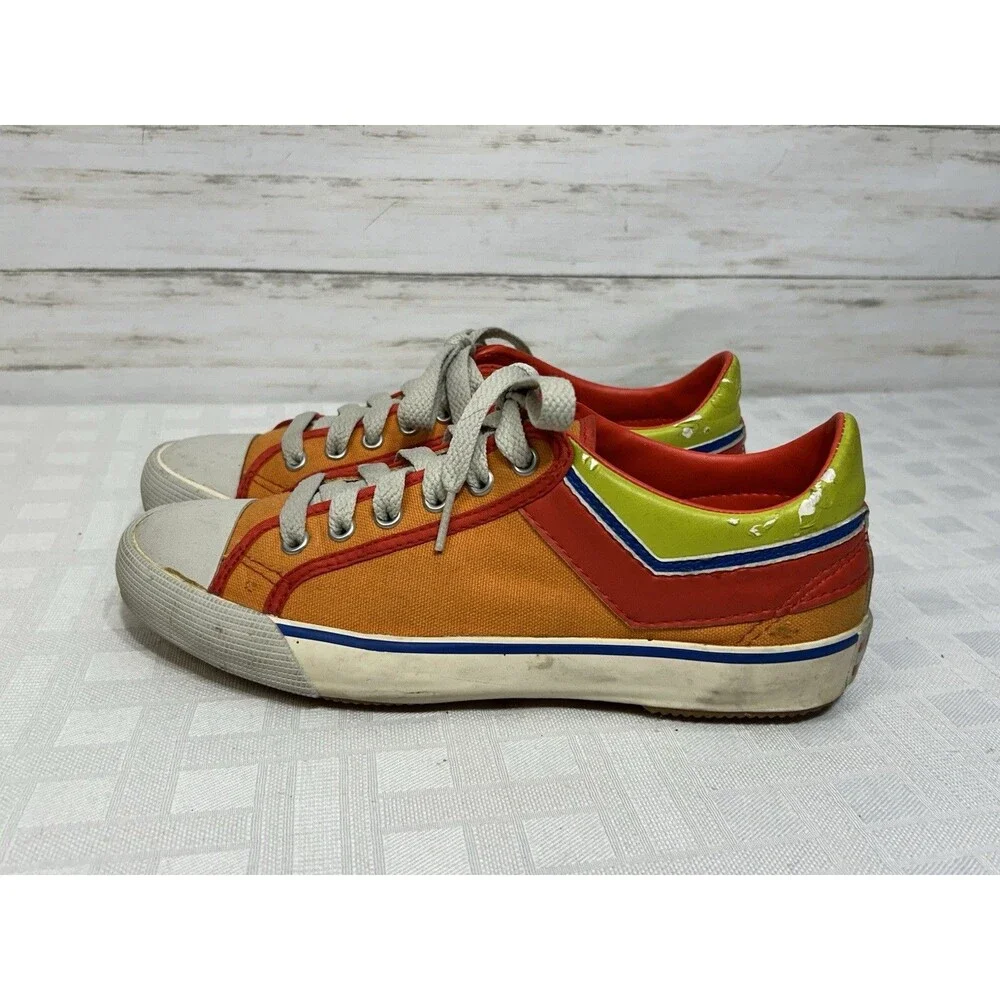 Vintage Pony Coti Size 10 Womens Classic Low Top Sneaker Shoe COLORFUL skate